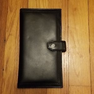 Isaac Mizrahi leather wallet/passport holder